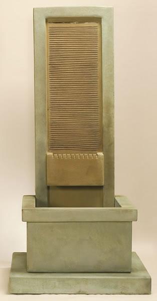 Wall Of Water Outdoor Cast Stone Garden Fountain With Texture Fountain Tuscan